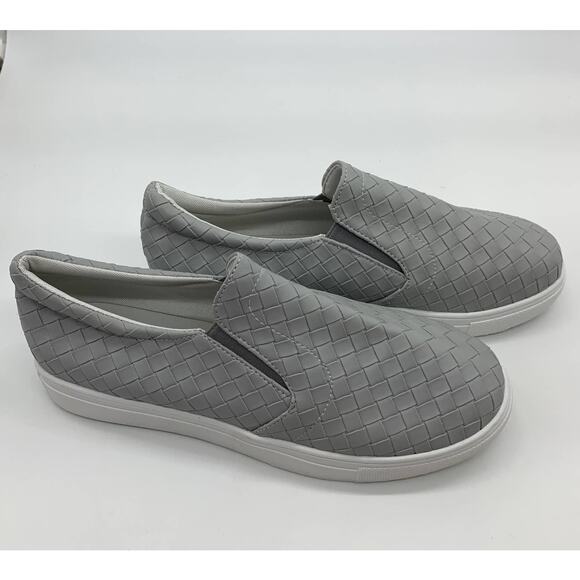 Gray Slip On Sneaker Women Shoes Size 8.5 - Picture 2 of 9